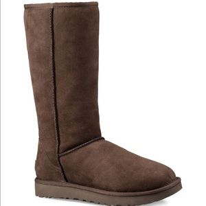 Tall Chocolate Uggs size 9